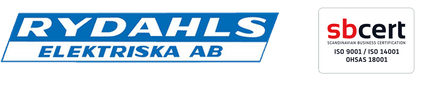 Rydahls Elektriska AB logotyp