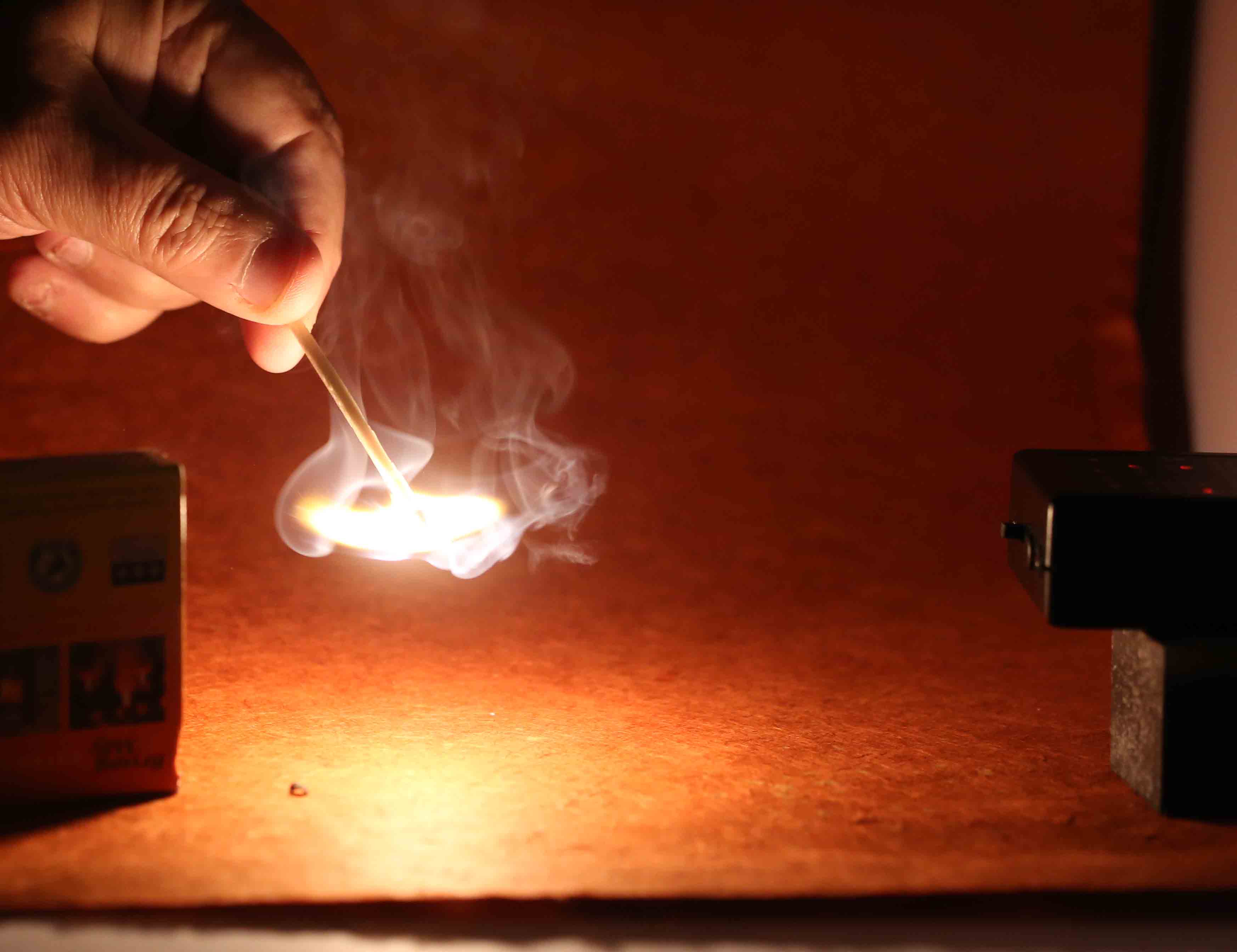 The set up - Light Experiment