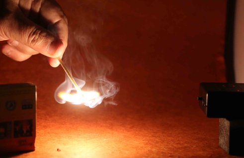 The set up - Light Experiment The set up - Light Experiment