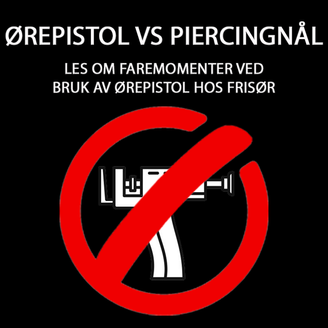 ØREPISTOL VS PIERCINGNÅL