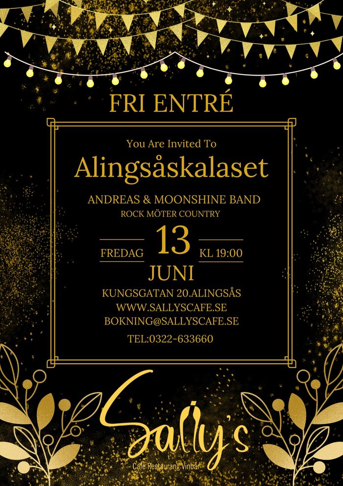 Alingsås kalas ( Andreas & Moonshine )