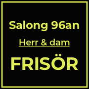 Bild på logga för frisörsalongen Salong 96:an.
