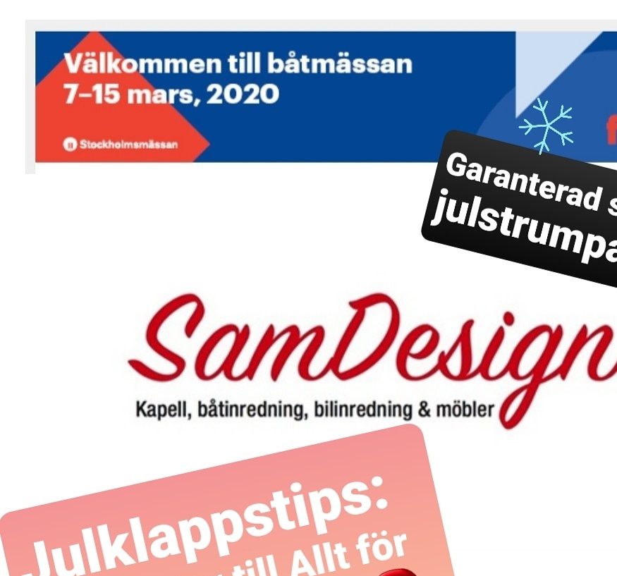 Alla uppskattar en biljett till båtmässan! Här finns något för både stora och små - alltifrån design, inredning, båtar till waterpark! En garanterad uppskattad julklapp!