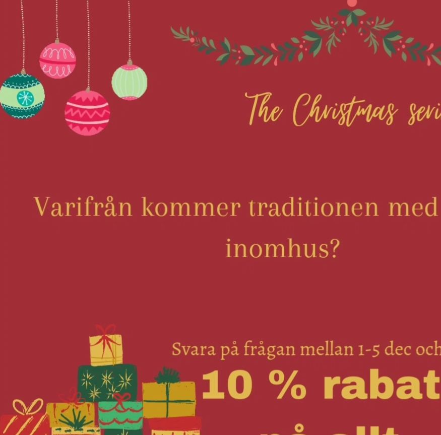 Maila in ditt svar och få rabatt veckan ur!