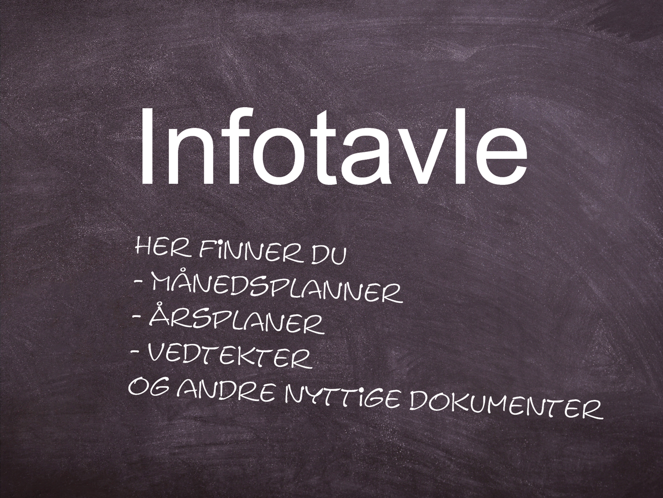 Hjem - Infotavle Stor (10.2)