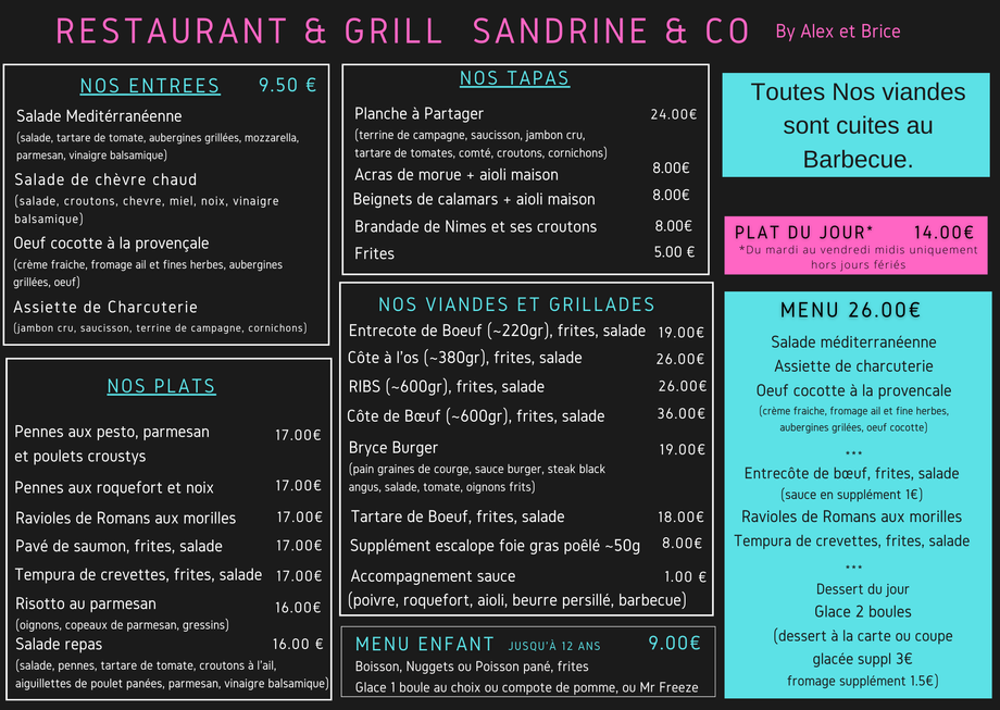 Notre Carte 