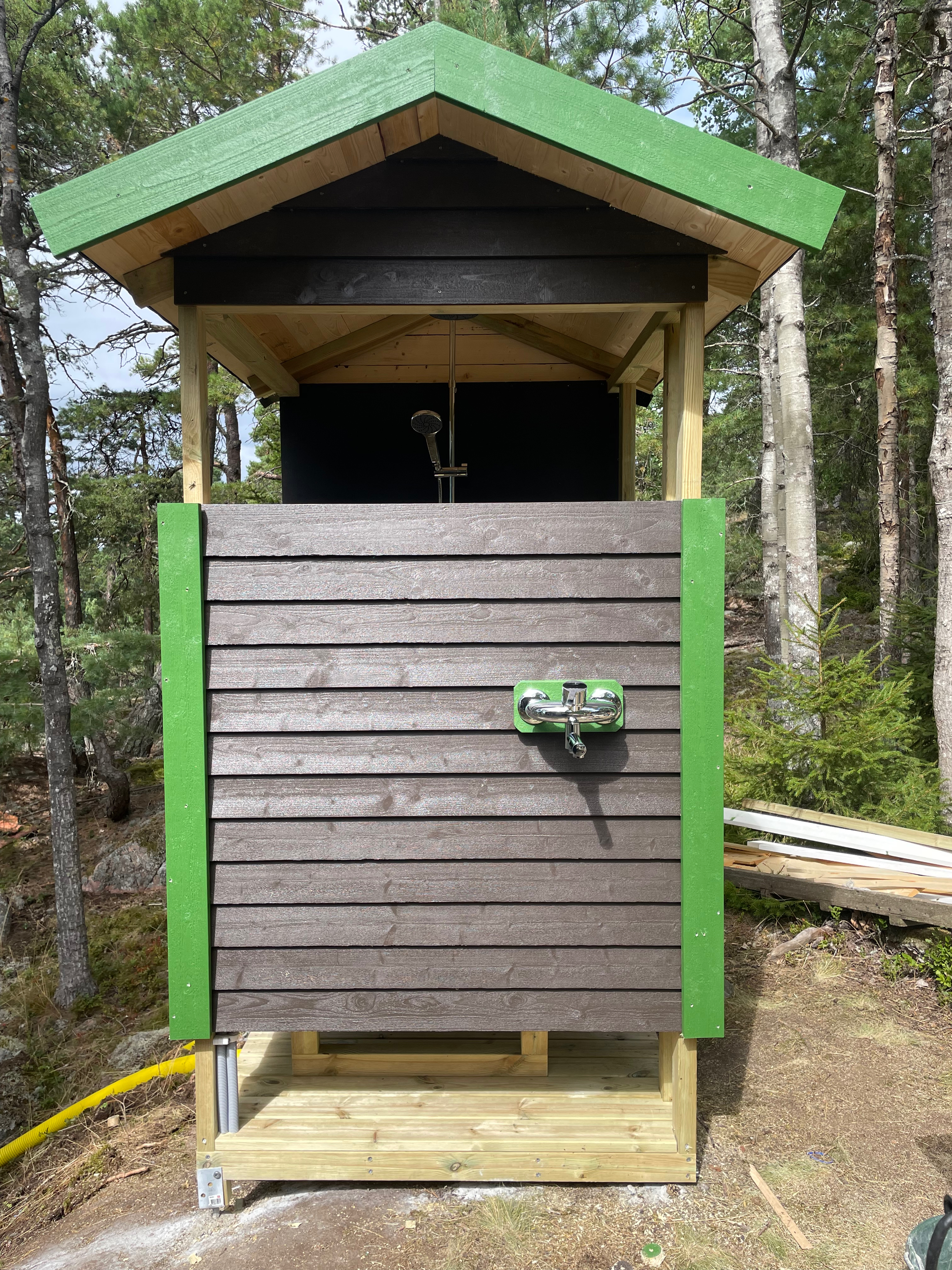 Blandare för ute diskplats 