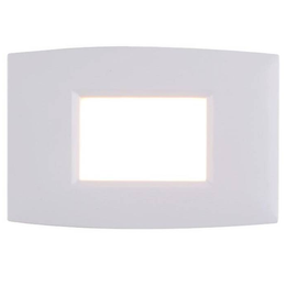 Balizador de parede led 2w luz direta para caixa 4x2