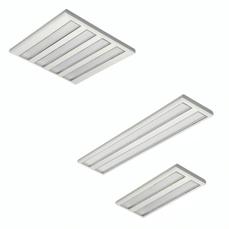 Luminária barra led sobrepor 18w e 37w com difusor acrílico