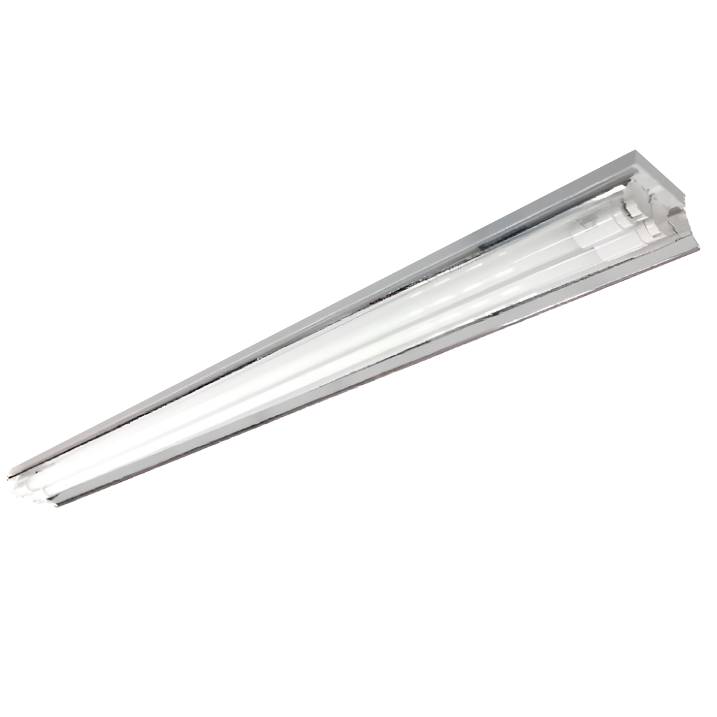 Luminária calha com refletor em alumínio para lâmpada T8 IL45