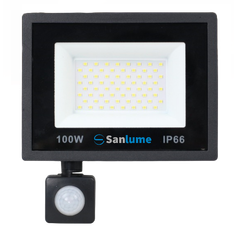 Refletor smd led IP66 com sensor de presença 100w