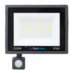 Refletor smd led IP66 com sensor de presença 200w