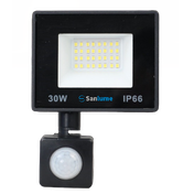 Refletor smd led IP66 com sensor de presença 30w