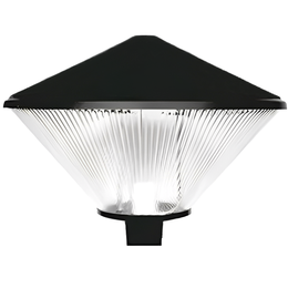 Luminária chapéu chinês para poste decorativo