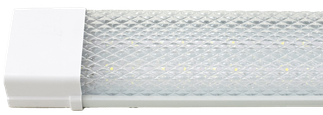 Luminária sobrepor linear diamante com barra led 36w e 54w