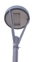 Luminária ornamental decorativa IP66 para poste