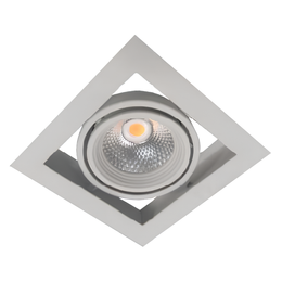 Luminária quadrada decorativa embutir led cob