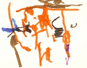 performance4, 21x16,5 cm, tusch, 2015