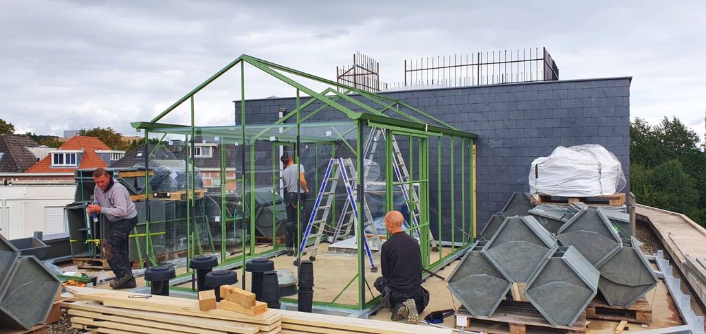 Klimaatslimme daktuin Stadsgras: groene stadsoase 06