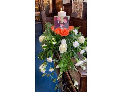Memorial service at St Lawrence Chicheley in October 2021 for 4 local people who died during the pandemic