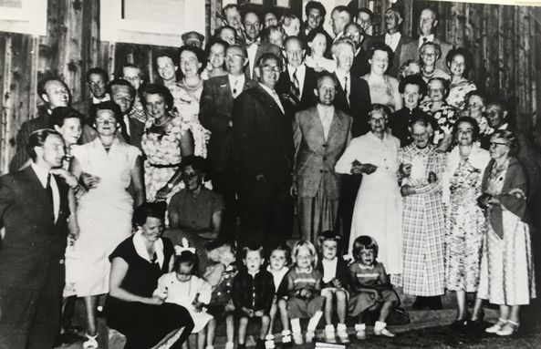 Släktmöte i Kungsäter den 14 juli 1956