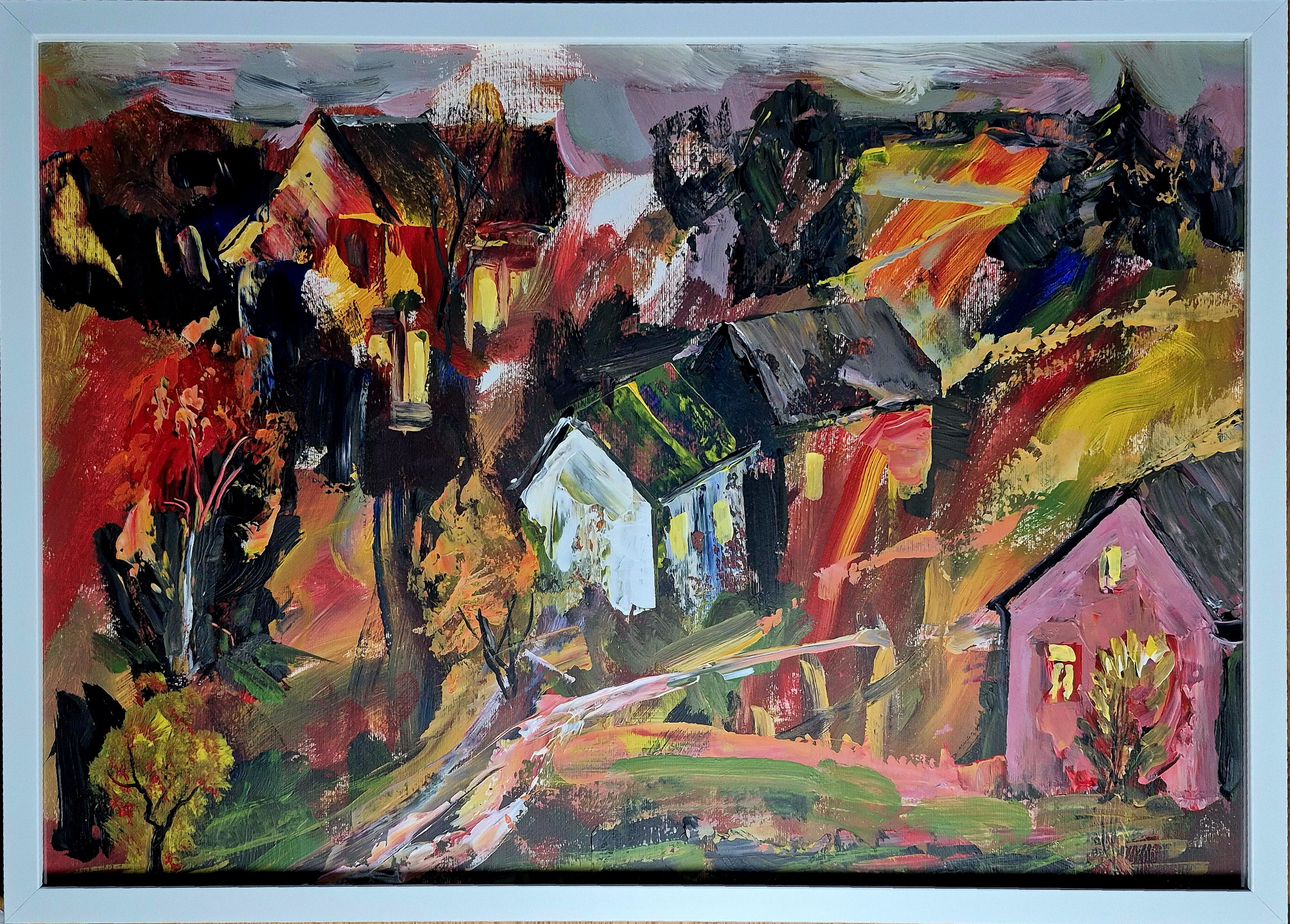 Acryl_Bewingen Oberdorf_50x70