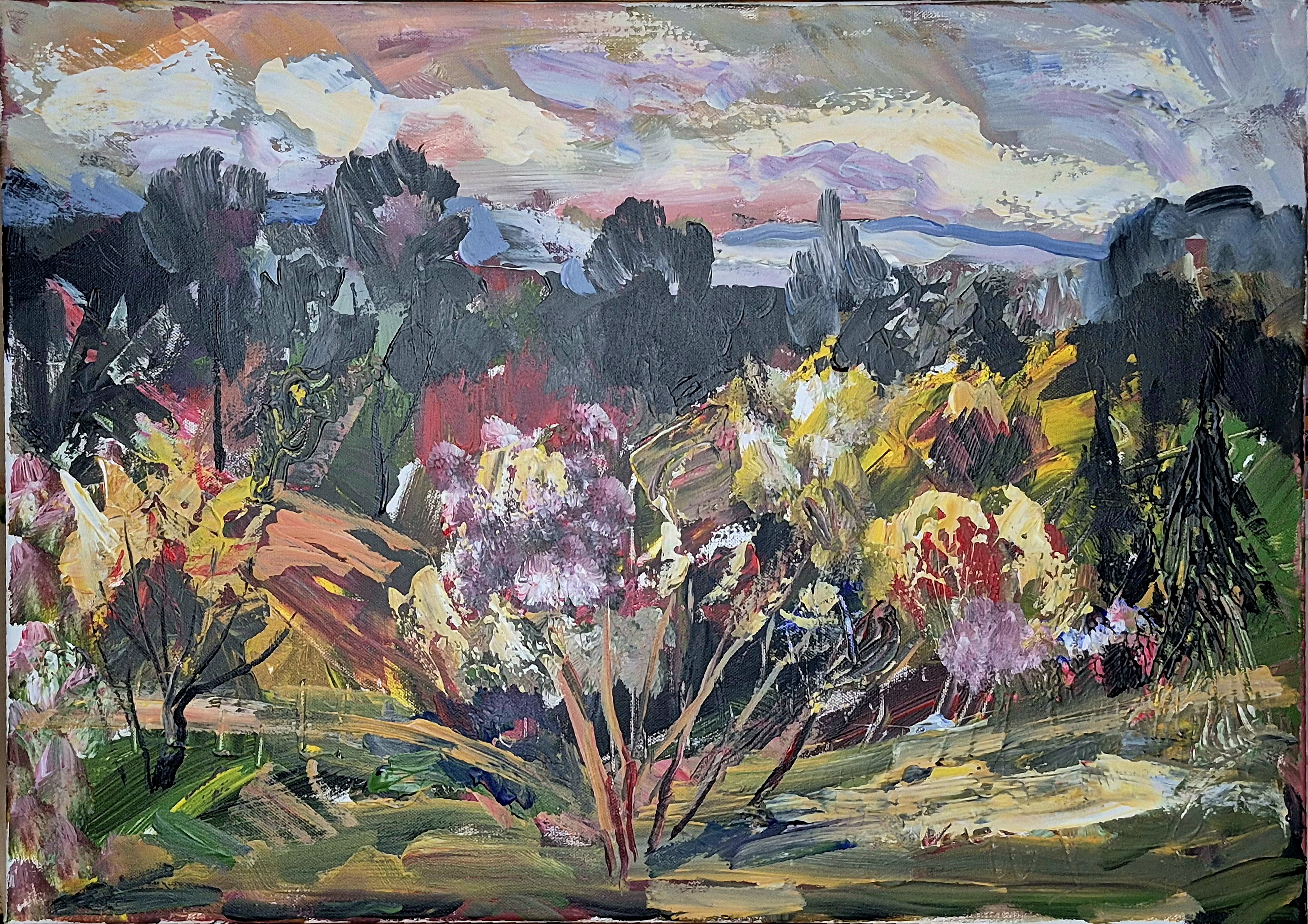 Acryl_Echo des Frühlings_50x70