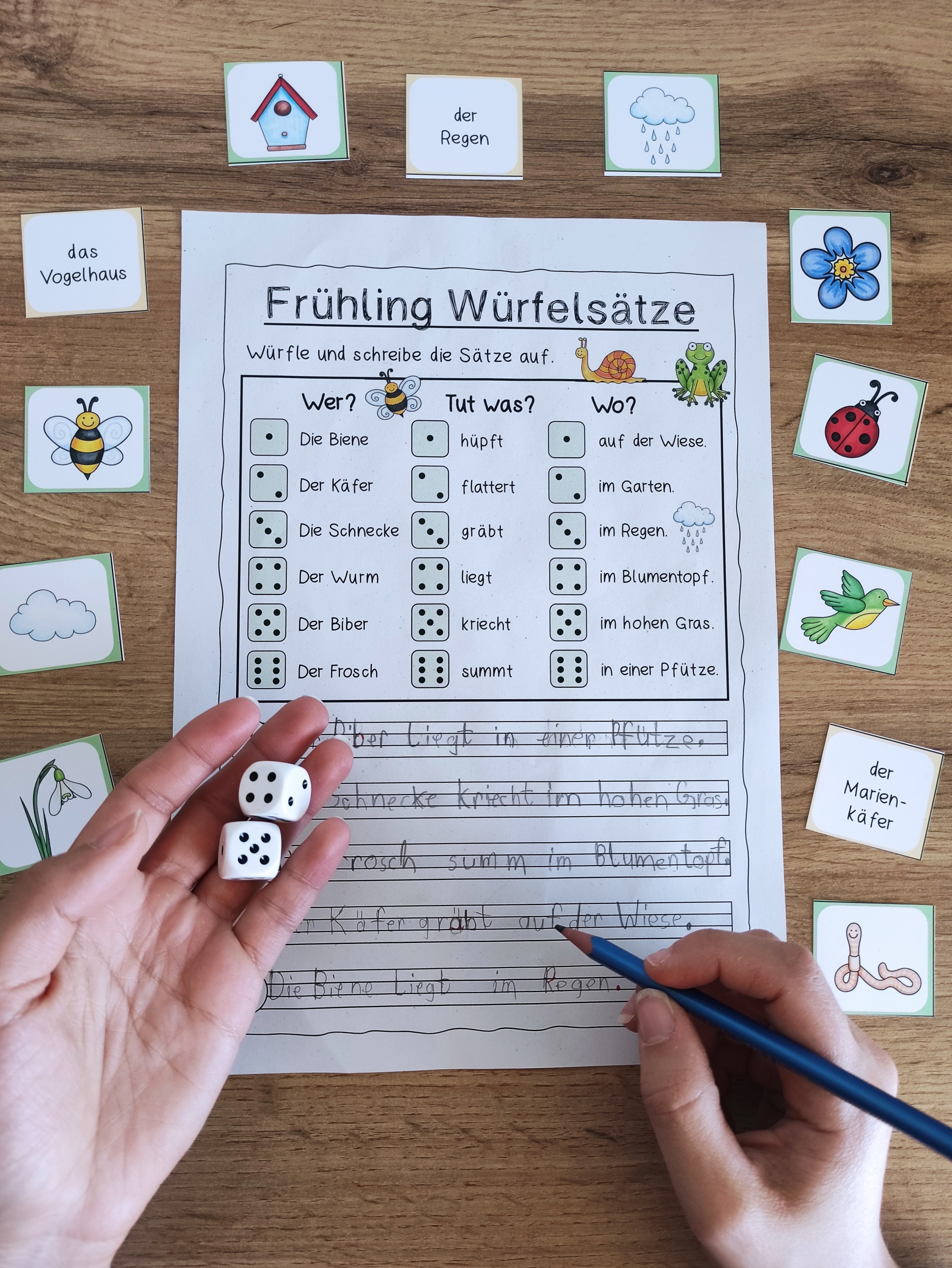 Wortschatzübungen & DAZ-Material – Grundschule Deutsch