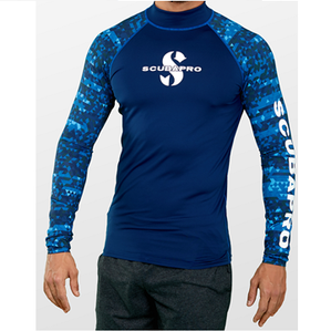 AEGEAN RASH GUARD LONG MEN UPF50