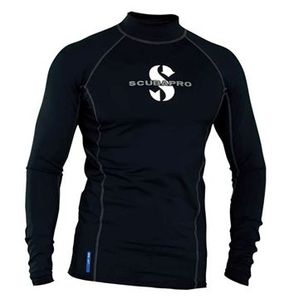 RASH GUARD LONG BLACK UPF-50 (MEN)