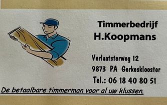 Adv logo timmerbedrijf koopmans