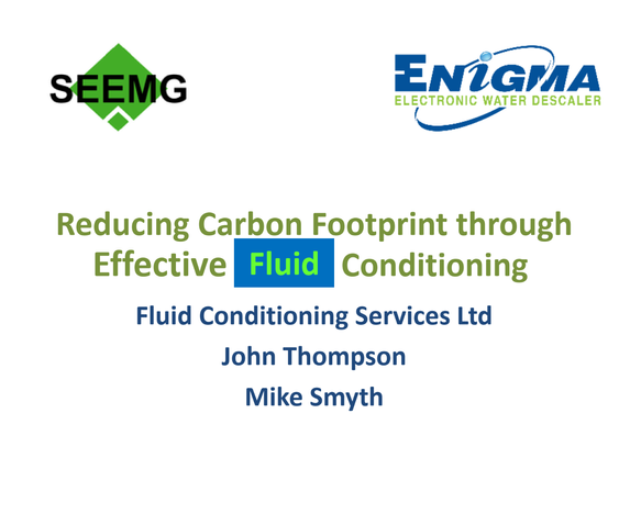 ENIGMA Electronic Water Descaler and fluid Conditioning services
