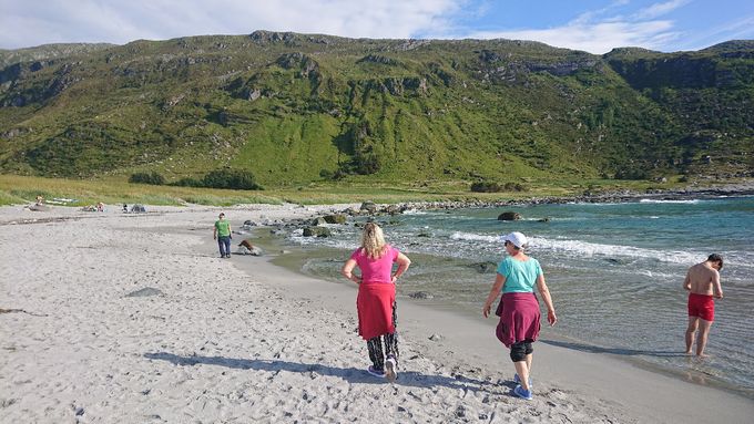 Strandvandring på Alsnes