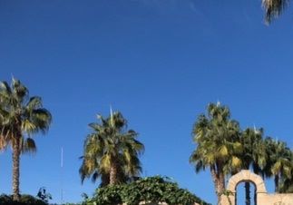 Villamartíns golfbana och clubhus entré