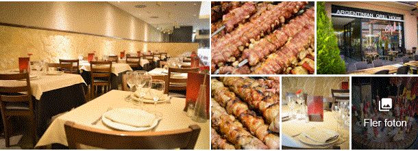 Restaurang Che: Argentinsk Grill. Bästa köttrestaurangen enligt många. Rating 4,2.