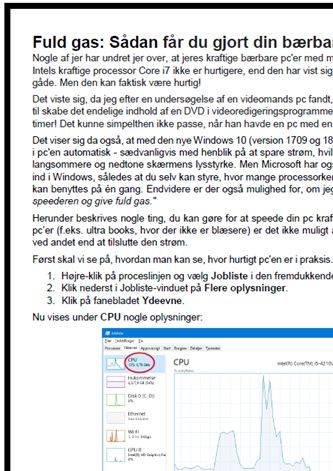 Fuld gas: Sådan får du gjort din bærbare PC hurtigere