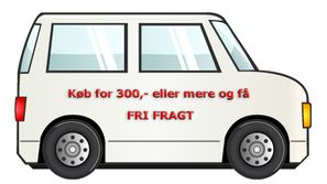 Køb for 300,- og få fri fragt