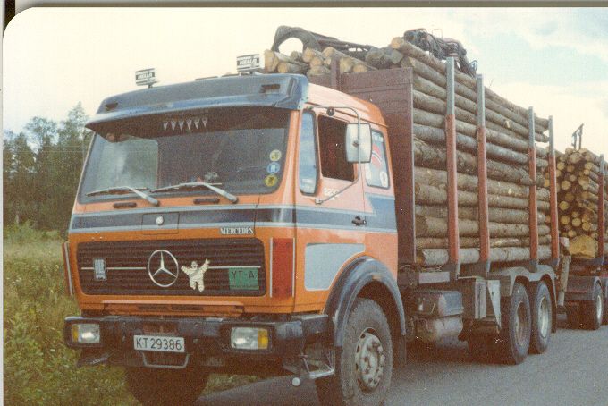 Mercedes 2232.
1980 Modell.
Brukt av Bjarne Engen