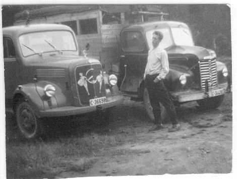 Mercedes og Dogde. 
Brukt av Hans Engen