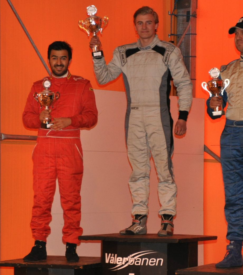 Lørdag ble det seier i første NC løpet på Vålerbanen.
Nr. 2 Charbel Jomha, Nr.3 Aleksander Istad