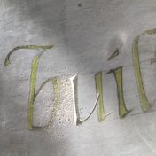 Detail of italics