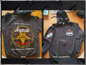 10 Years of Deepest Hell - Hooded Zipper