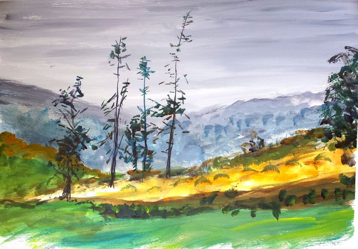Northumberland landscape no 407 
