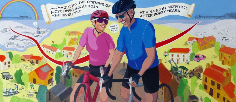 445 Imagining a cycling link across the River Yeo ....