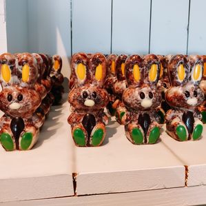 Ingekleurde konijntjes