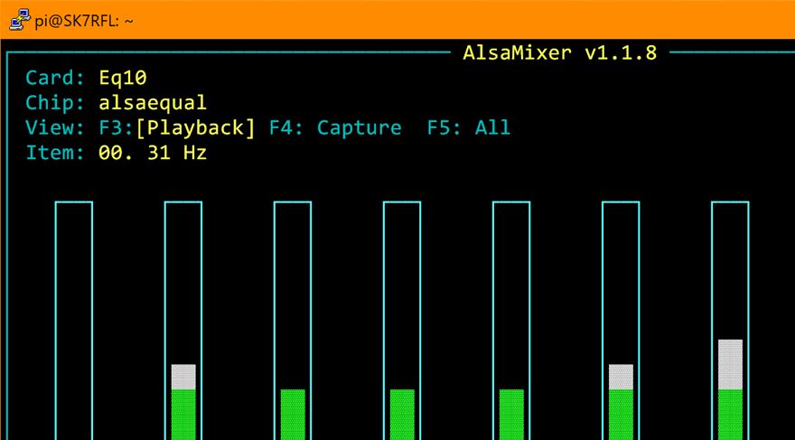 Equalizer i riktning DMR->SvxLink.
