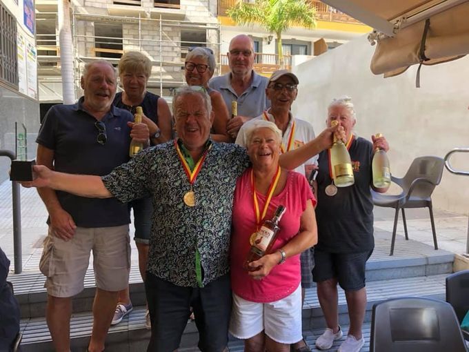 Idag har vi spelat KM i mix! Grattis Kaarina o Dan som kom etta, Bernhard o Lena kom tvåa o på delad tredjeplats kom Tittie o Börje och Åsa o Uno.