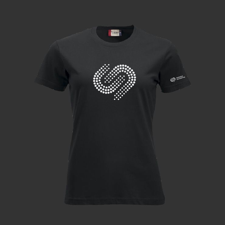 T-shirt, svart