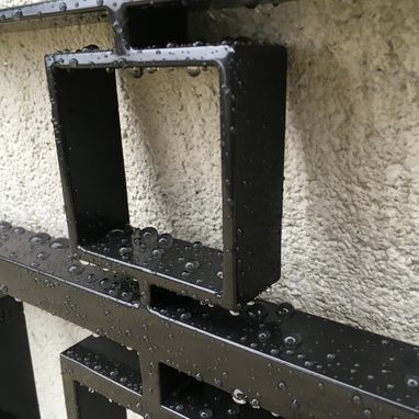 Detail massieve art deco balustrade
