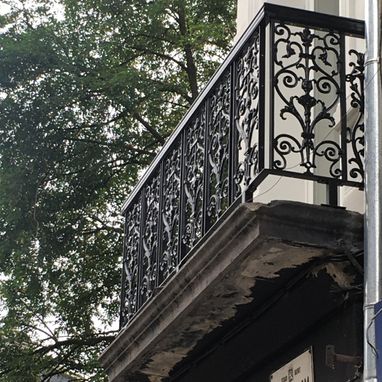 Voor en Na: balustrade Brabantdam Gent